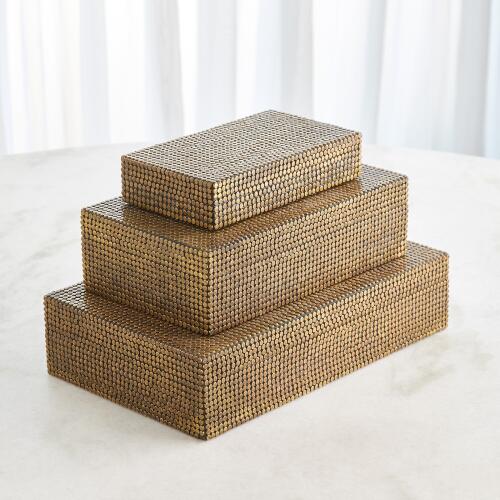 Lames Tray-Aged Brass