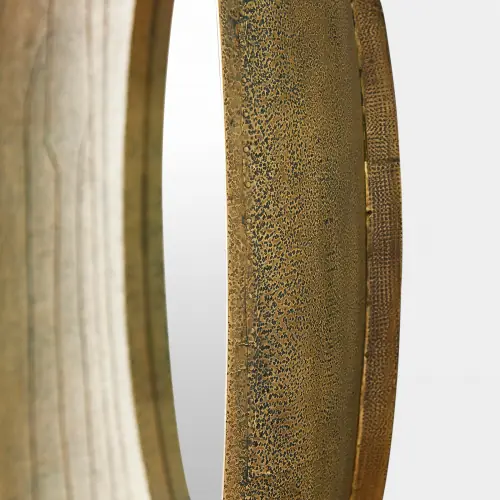 Saturn Mirror-Antique Gold-Lg