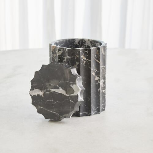 Ionic Jar-Golden Portoro