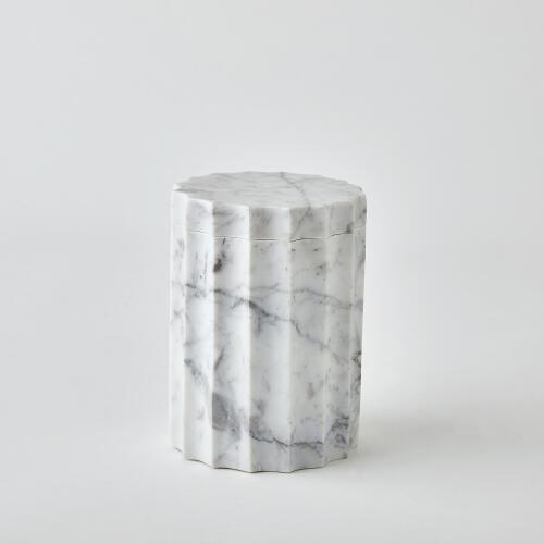 Ionic Jar-Grey White
