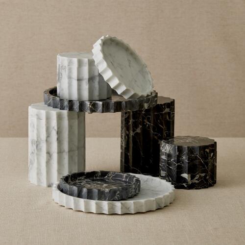 Ionic Jar-Gray White