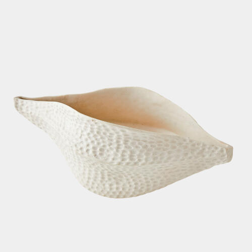 Asuma Porcelain Pod-Matte White