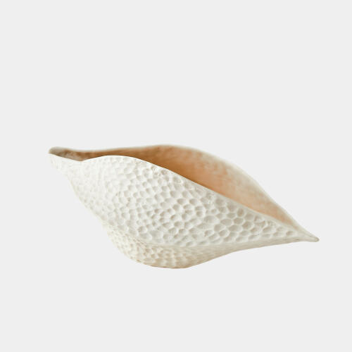 Asuma Porcelain Pod-Matte White