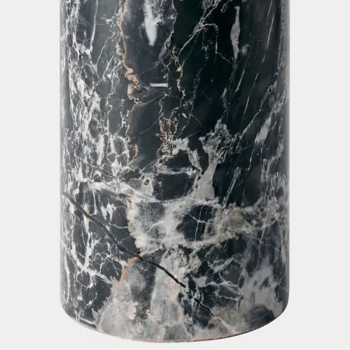 Tumble Accent Table-White Portoro Marble