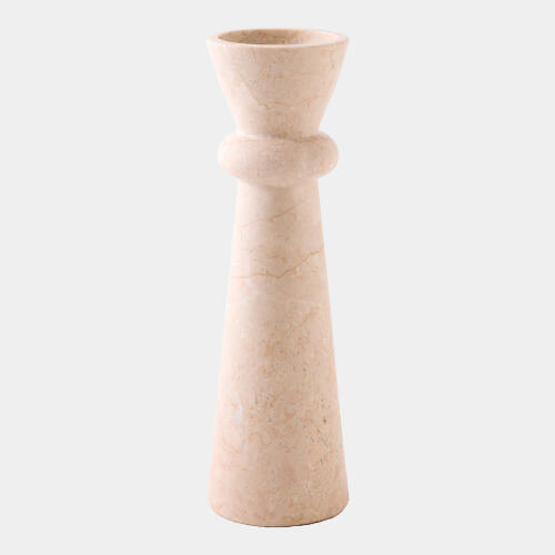 botticino candle holder