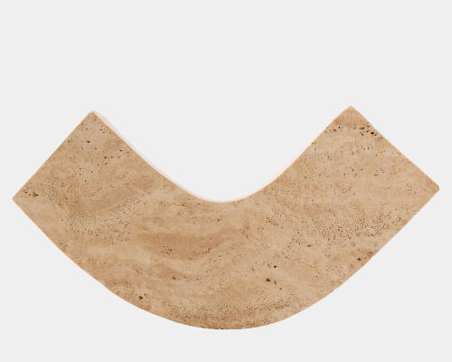 Rocker Sculpture-Travertine