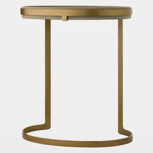 Davis Nesting Table-Gold-Lg