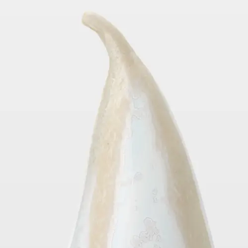 Pera Ceramic Sculpture-White Crystalline Glaze