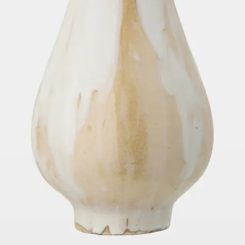 Morphis Slim Vase-White Reactive Opal