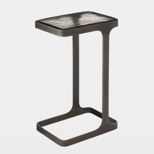 colbalt side table-smokey bronze