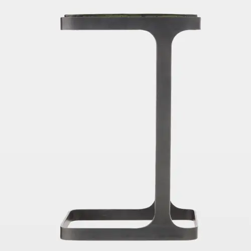 Colbalt Side Table-Coral Black