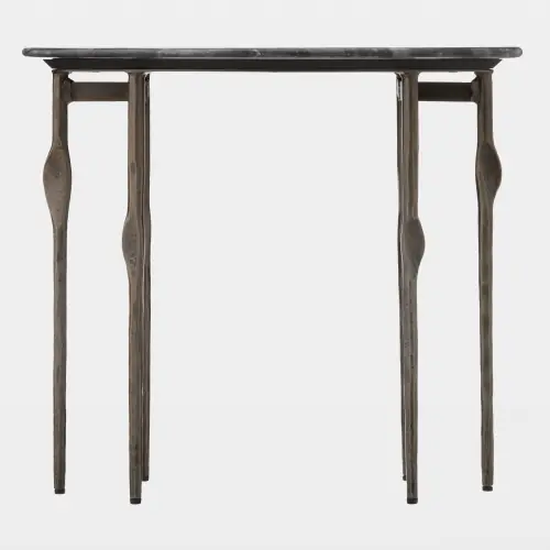 Kneez 6 Legged Oval Table-Black Forest