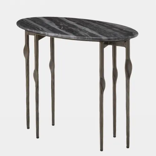 kneez 6 legged oval table-black forest