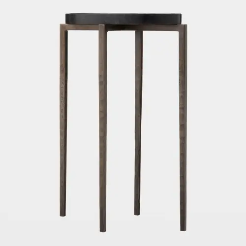 Trivet Oval Side Table-Black Forest