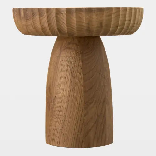 Parat Pedestal Bowl-Natural-Tall
