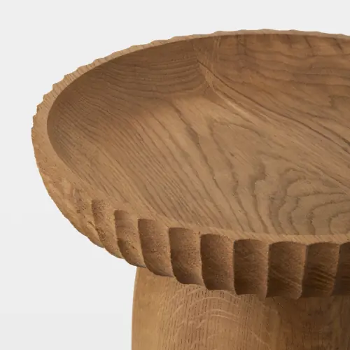 Parat Pedestal Bowl-Natural-Wide