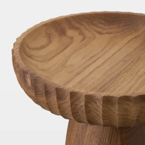 Parat Pedestal Bowl-Natural-Wide