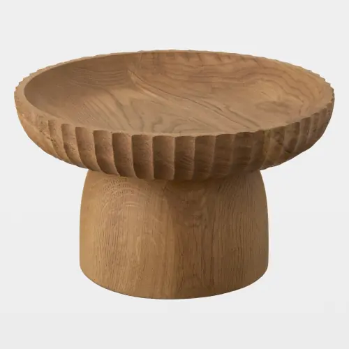 parat pedestal bowl-natural-wide