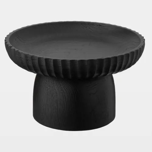 parat pedestal bowl-black-wide