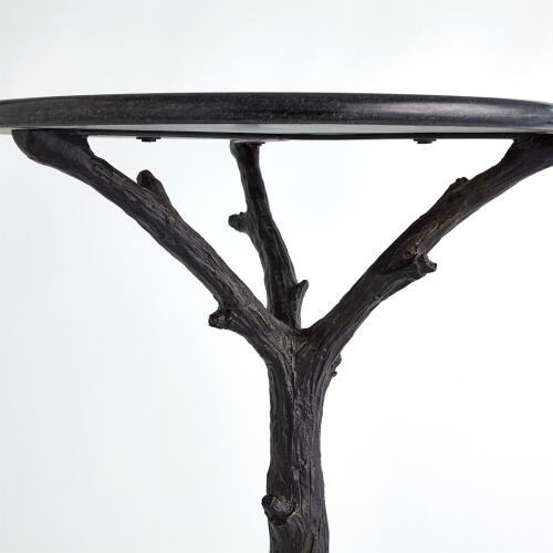 Faux Bois Side Table