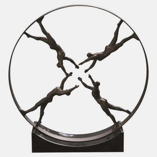 Reaching For Center Sculpture