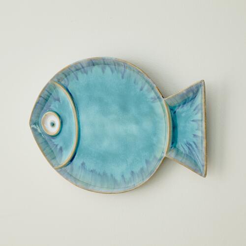 Blue Fish Plate
