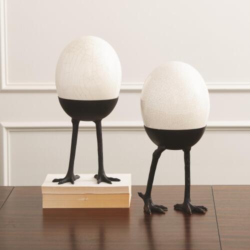 Ostrich Egg on Legs-Walking