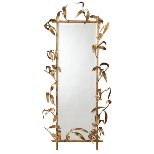 Bamboo Mirror-Antique Gold