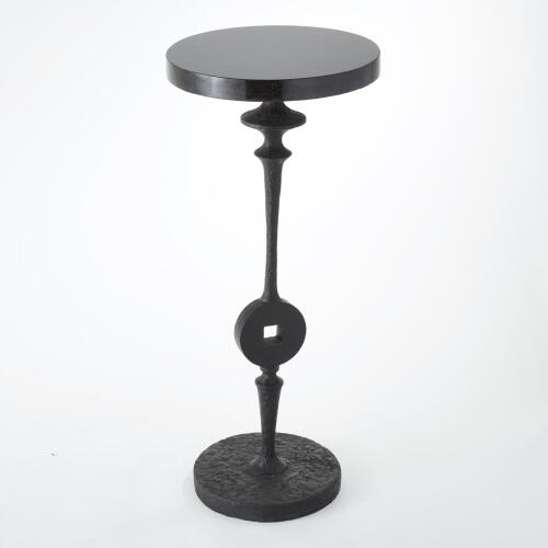 artisan square peg accent table