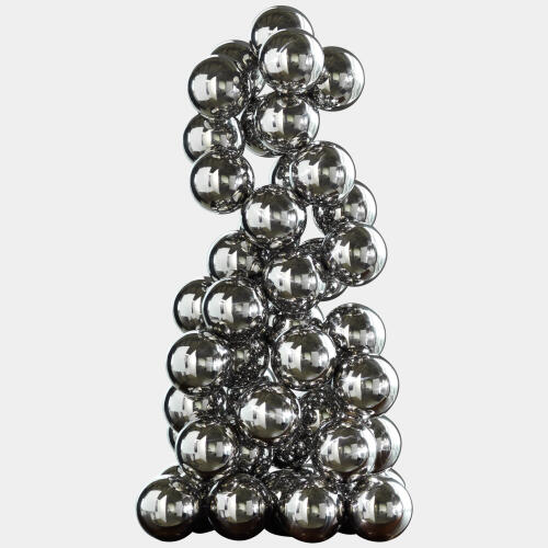 Bubbles Sculpture-Stacked-Nickel