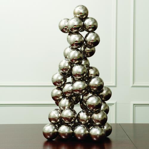 Sphere Sculpture-Nickel