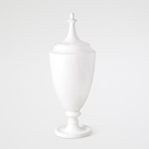Grande Urn w/Lid-White