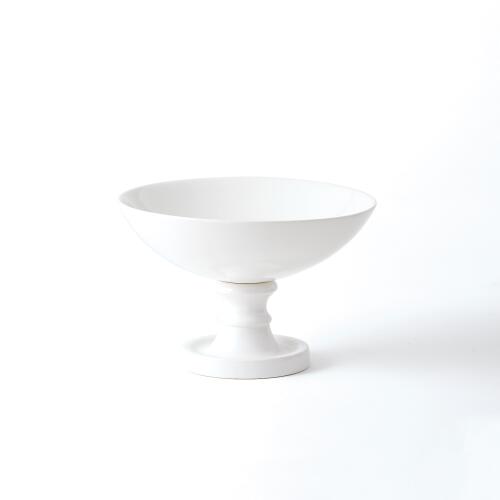 White Pedestal Bowl