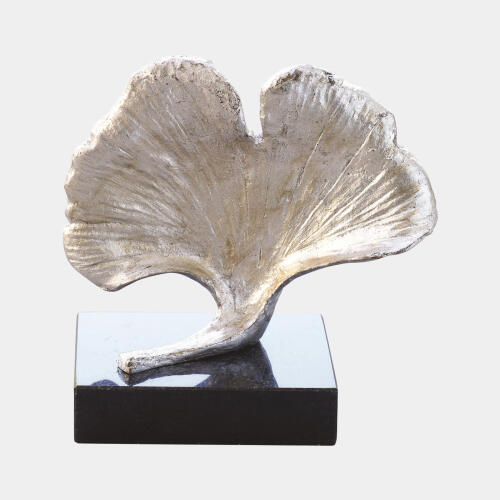 Ginkgo Leaf Object-Silver Leaf