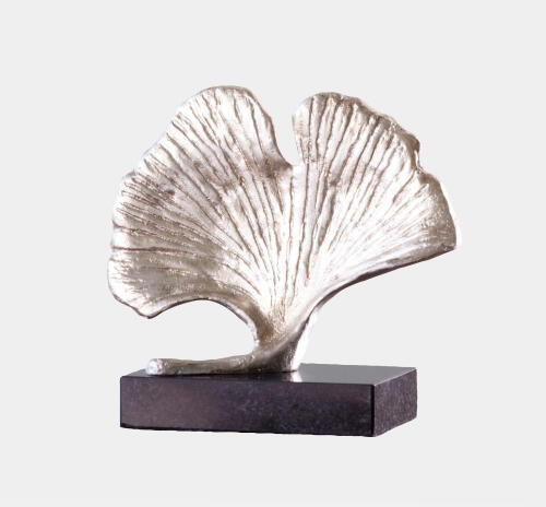 Ginkgo Leaf Object-Silver Leaf