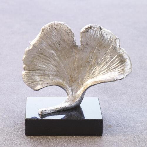 Ginkgo Leaf Object-Silver Leaf