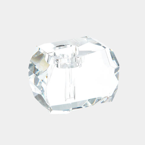 Bird on Crystal Rock-Brass