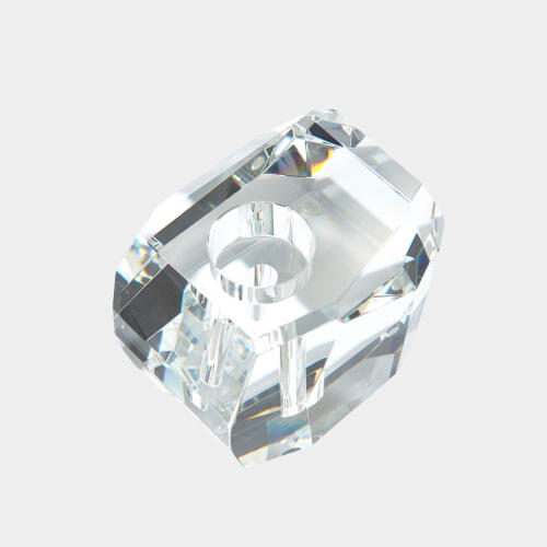 Bird on Crystal Rock-Brass