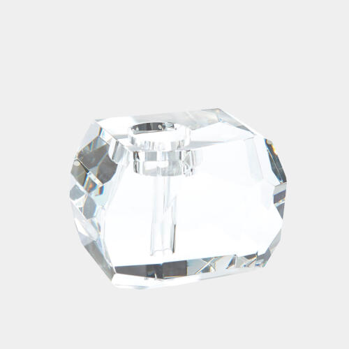 Bird on Crystal Rock-Brass