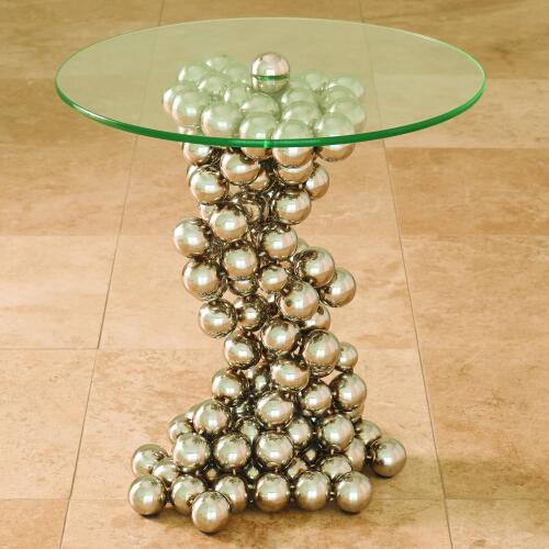Sphere Table-Nickel