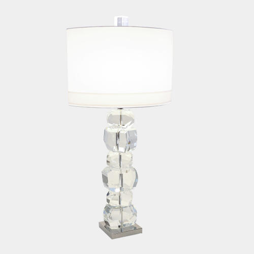 Eleanor Stacked Gemstone Lamp-Tall