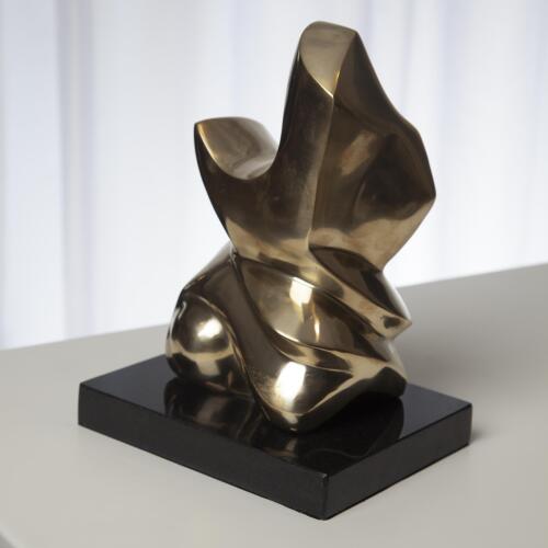 Abstract Figural Sculpture-Brass