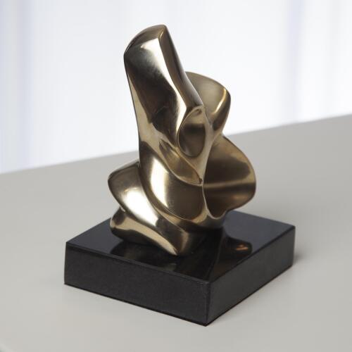Abstract Figural Sculpture-Brass