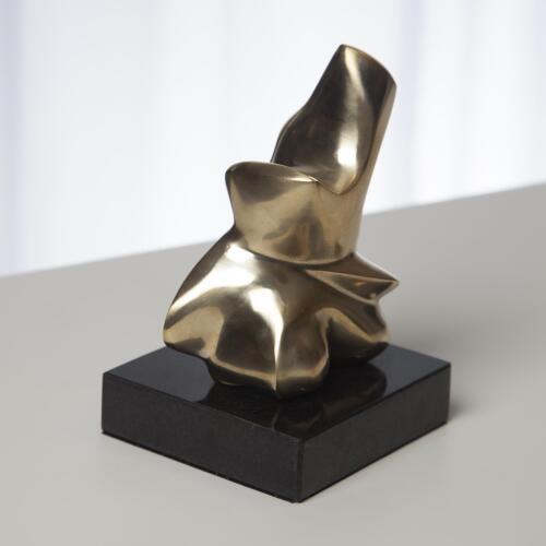 Abstract Figural Sculpture-Brass