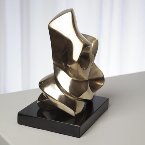 Abstract Figural Sculpture-Brass