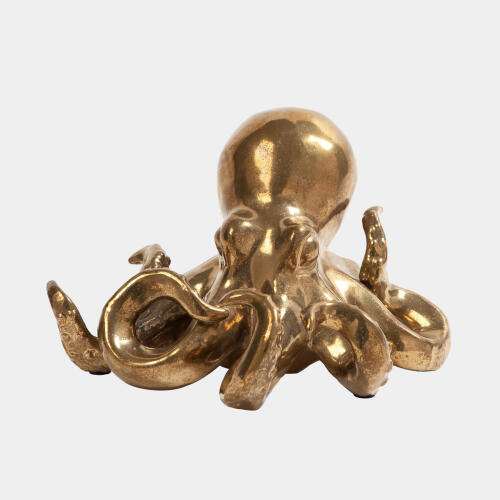 Octopus-Matte Gold