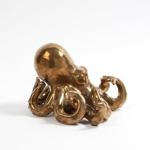 Octopus-Matte Gold