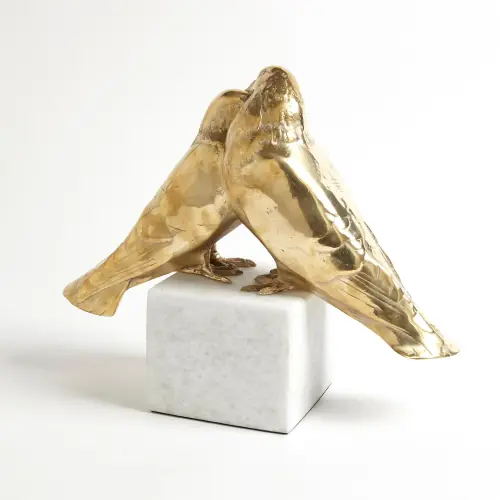 Love Doves-Brass