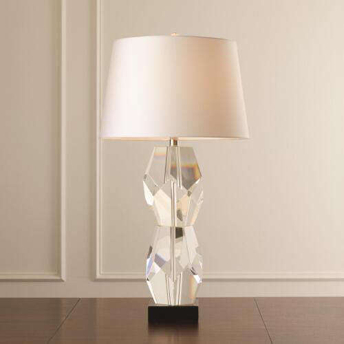 Facet Block Lamp-Double