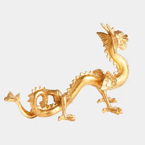 Standing Dragon-Gold Leaf
